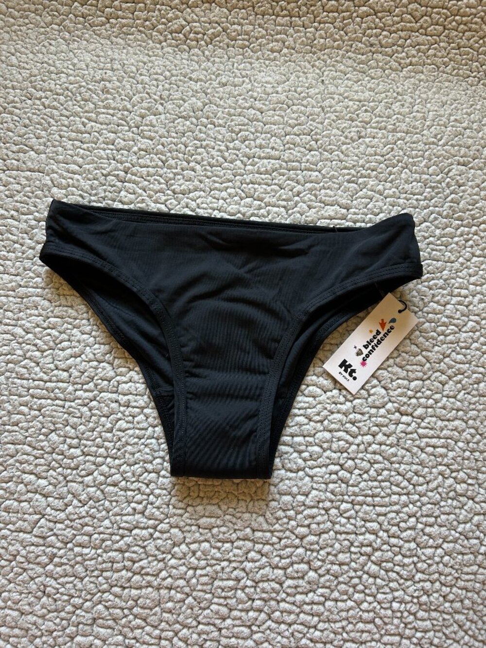 KT by Knix -- black, period proof, bikini bottom